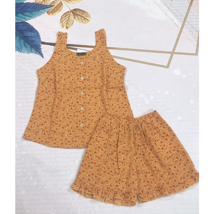 Đồ bộ đùi nữ 🍀 SIÊU XINH☘️ chất liệu vải mango cao cấp mềm, mịn, không nhăn, không bai xù. | BigBuy360 - bigbuy360.vn