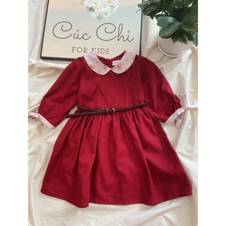 Váy Thu Đông Bé Gái⚜️5-14 tuổi⚜️ Đầm Trẻ Em  Tay Lỡ - Đầm Em Bé Cao Cấp - Váy thiết kế