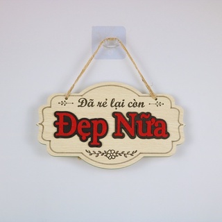 Bảng gỗ đã rẻ lại còn Đẹp Nữa