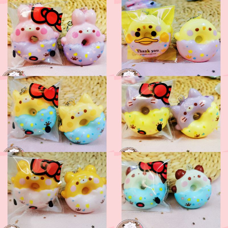 Đồ chơi Squishy Donut thú