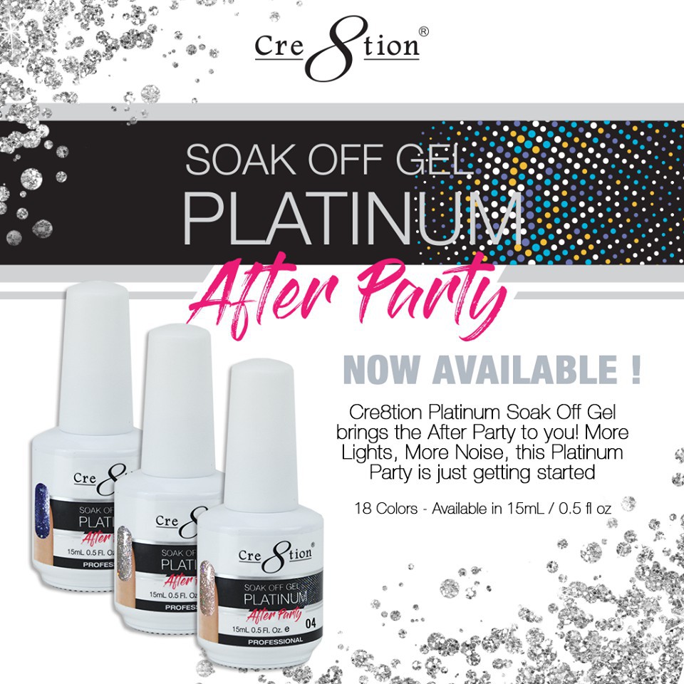 Gel CS Platinum Cre8tion ( Gel kim tuyến) NA4925 NA4939