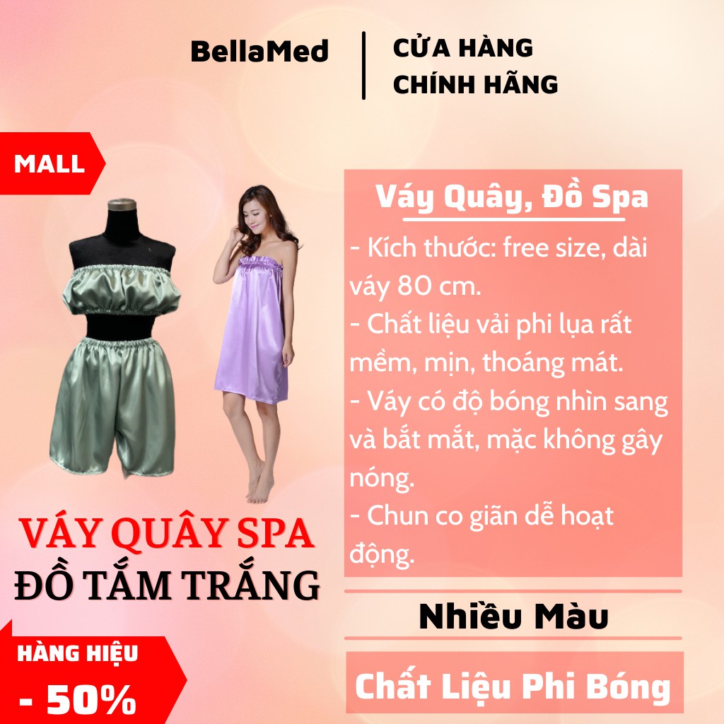 Váy quây, bộ đồ dùng cho spa