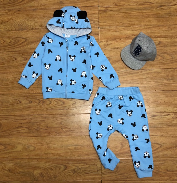 Bộ khoác nỉ Mickey HM cho bé