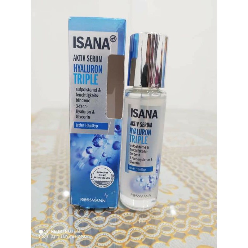 Serum hồi sinh cho da Isana hyaluron tripe
