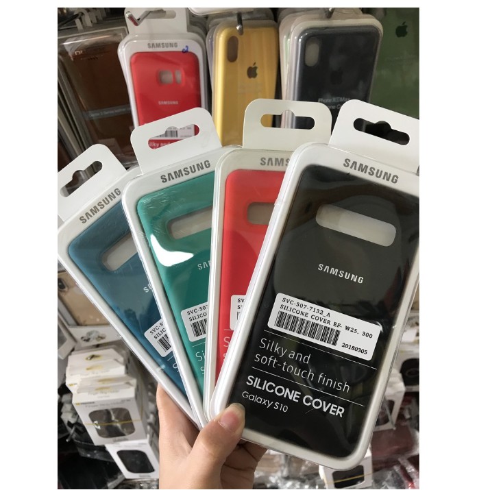 Ốp lưng Silicon Cover galaxy S10/ S10 Plus chống bám bẩn - Nhiều màu