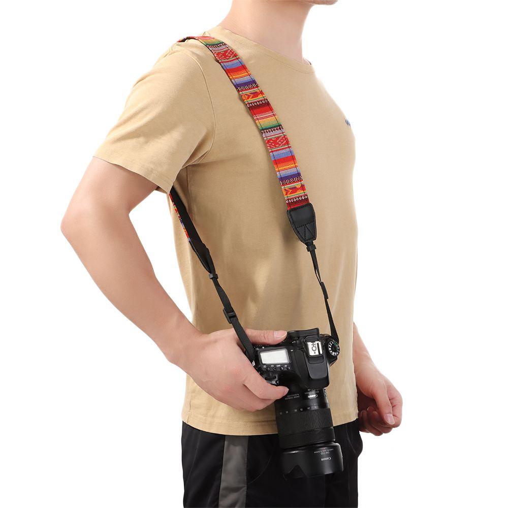 NIKON SONY Dây Đeo Máy Ảnh SLR Bằng Da PU Điều Chỉnh Được DSL / DSLR
