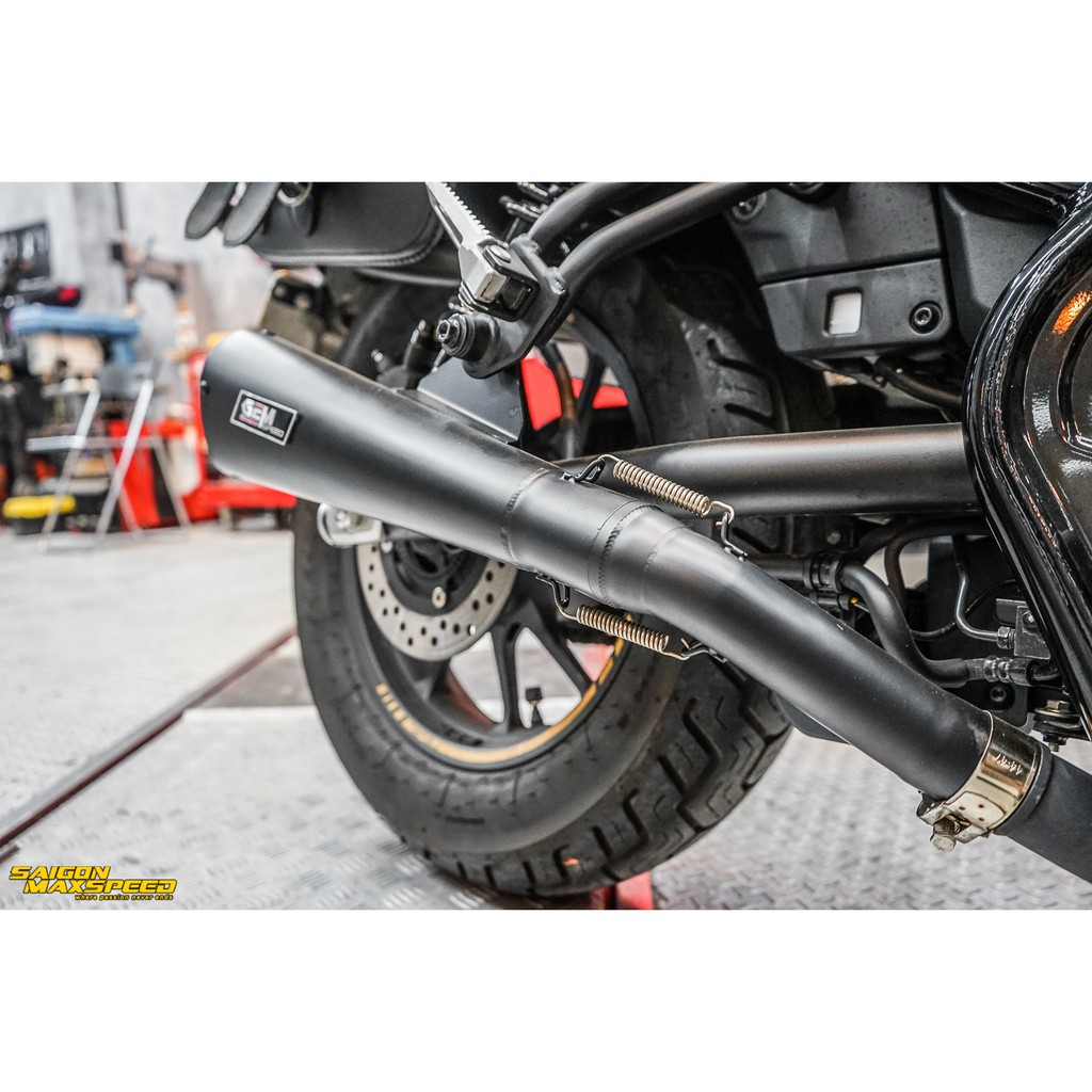PÔ GEM CLASSIC RACER S1 SLIP ON HONDA REBEL 300-500