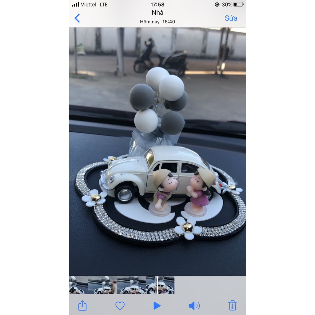 Decor Đồ Chơi Ô TÔ Set Xe Hơi Trang Trí Dễ Thương