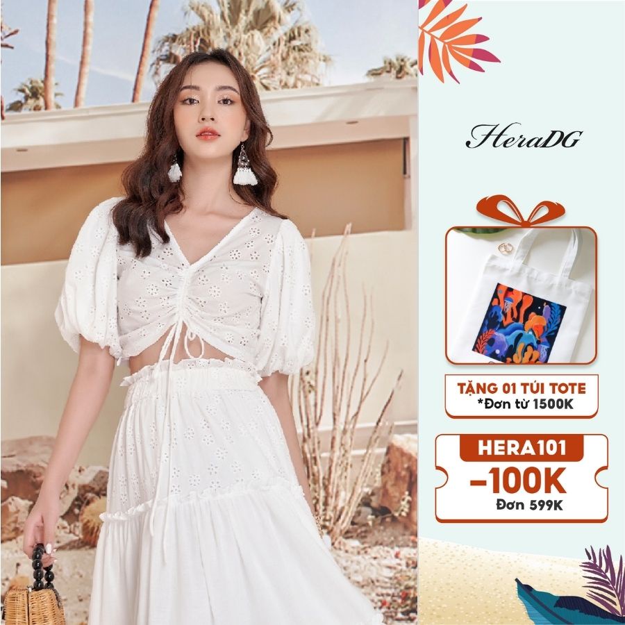 Áo crop rút ngực HeraDG - SAKBA025