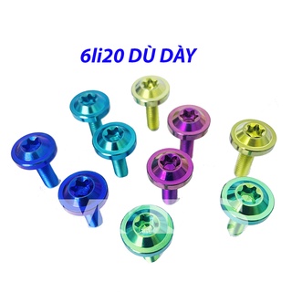 ỐC 6li20 TITAN GR5 Dù Dày Gắn Dàn Áo/Ốp Pô...Thông Dụng Nhiều Loại Xe