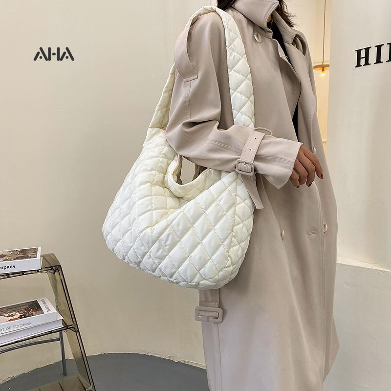 Túi Xách Đeo Vai Vải Bạt Ngăn Chứa Rộng Thời Trang Nữ