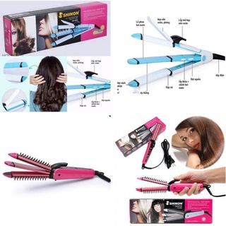 Máy tạo kiểu tóc 3in1 - máy uốn duỗi bấm tóc shinon sh-8005 đa năng