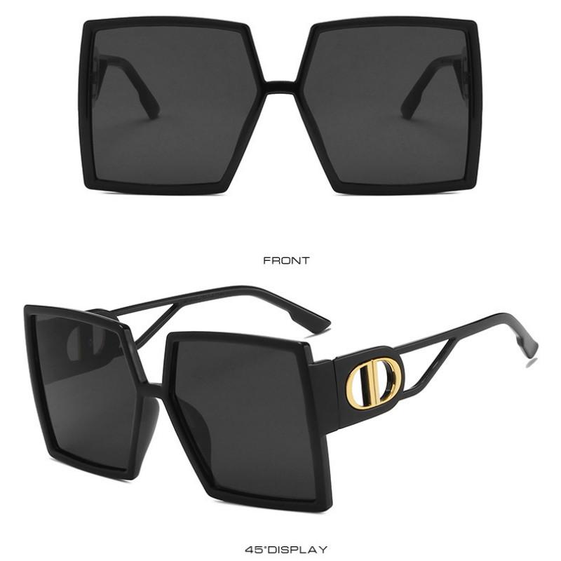 Kính Mát Oversized Gọng Vuông Thời Trang Cho Nữ