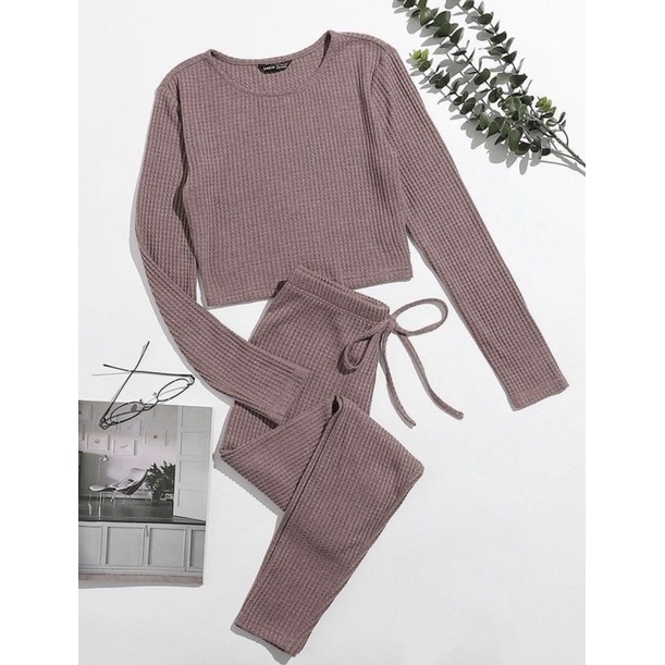 Vải thun cotton Waffle