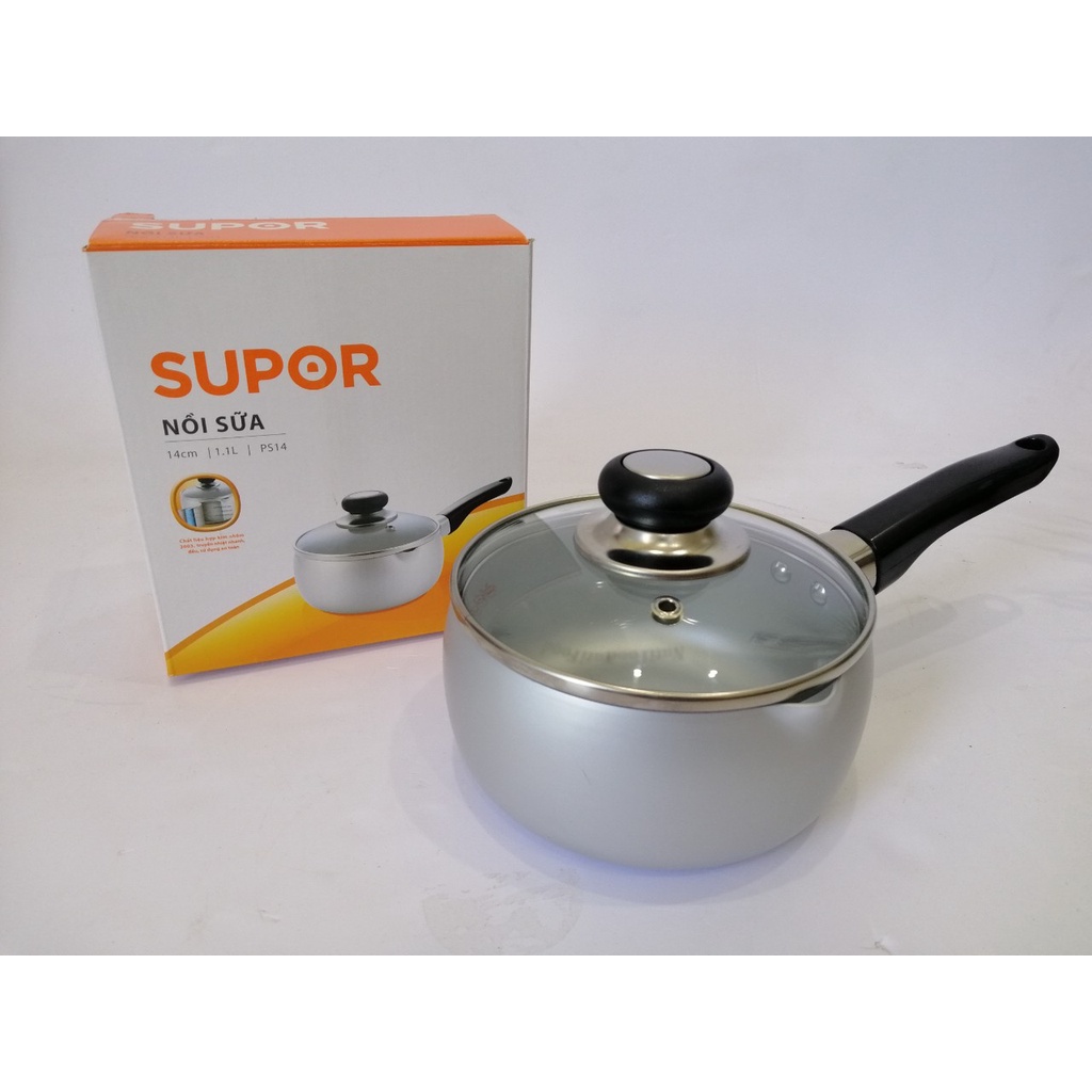 NỒI SỮA SUPOR PS14 1.1 LÍT - HỢP KIM NHÔM QUỐC TẾ 3003
