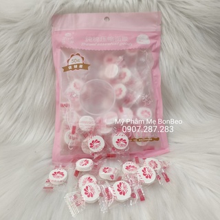 Mặt Nạ Nén ❤️ Combo 5 Viên Mặt Nạ Giấy Nén Lụa