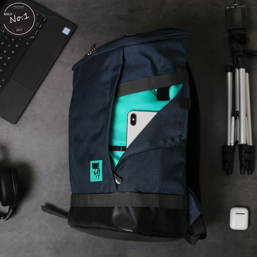 Balo Laptop Cao Cấp Mikkor The Irvin Backpack – Navy