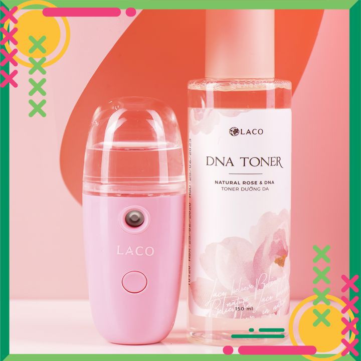 Toner tinh chất DNA CÁ HỒI 🔥 TẶNG KÈM 1 MÁY PHUN SƯƠNG🔥 cân bằng độ ẩm, se khít lỗ chân lông- LACO_GREEN