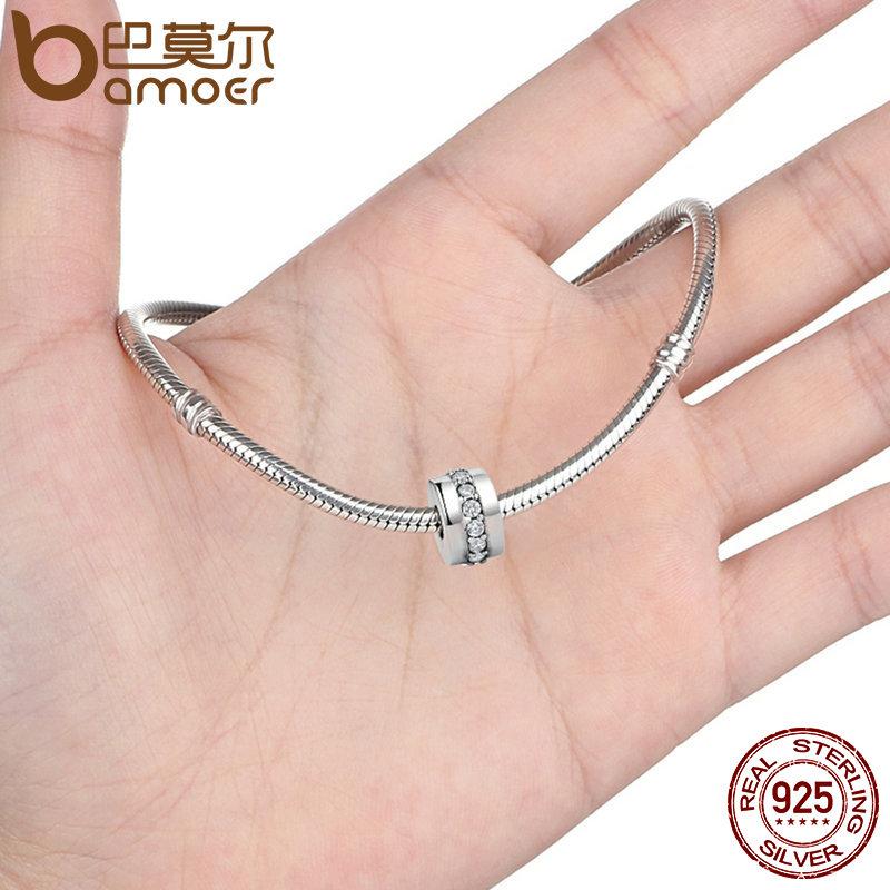 Hạt charm Bamoer PSC032 bạc 925 dùng để làm lắc tay và vòng tay trang sức thời trang cho nữ
