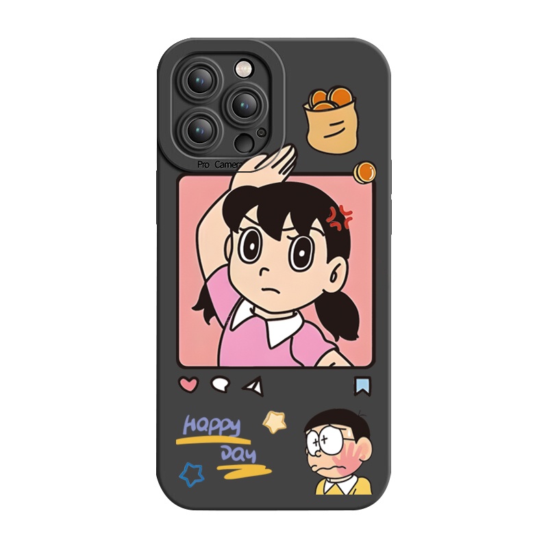 Ốp Điện Thoại Họa Tiết Nobita Nobi Cho iPhone 14 Plus 13 Pro Max 12 iPhone 11 XR 8 7 SE 2022