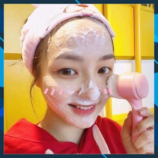 Cọ rửa mặt xuất nhật 2 đầu rửa sieu sạch, dụng cụ chăm sóc da mặt