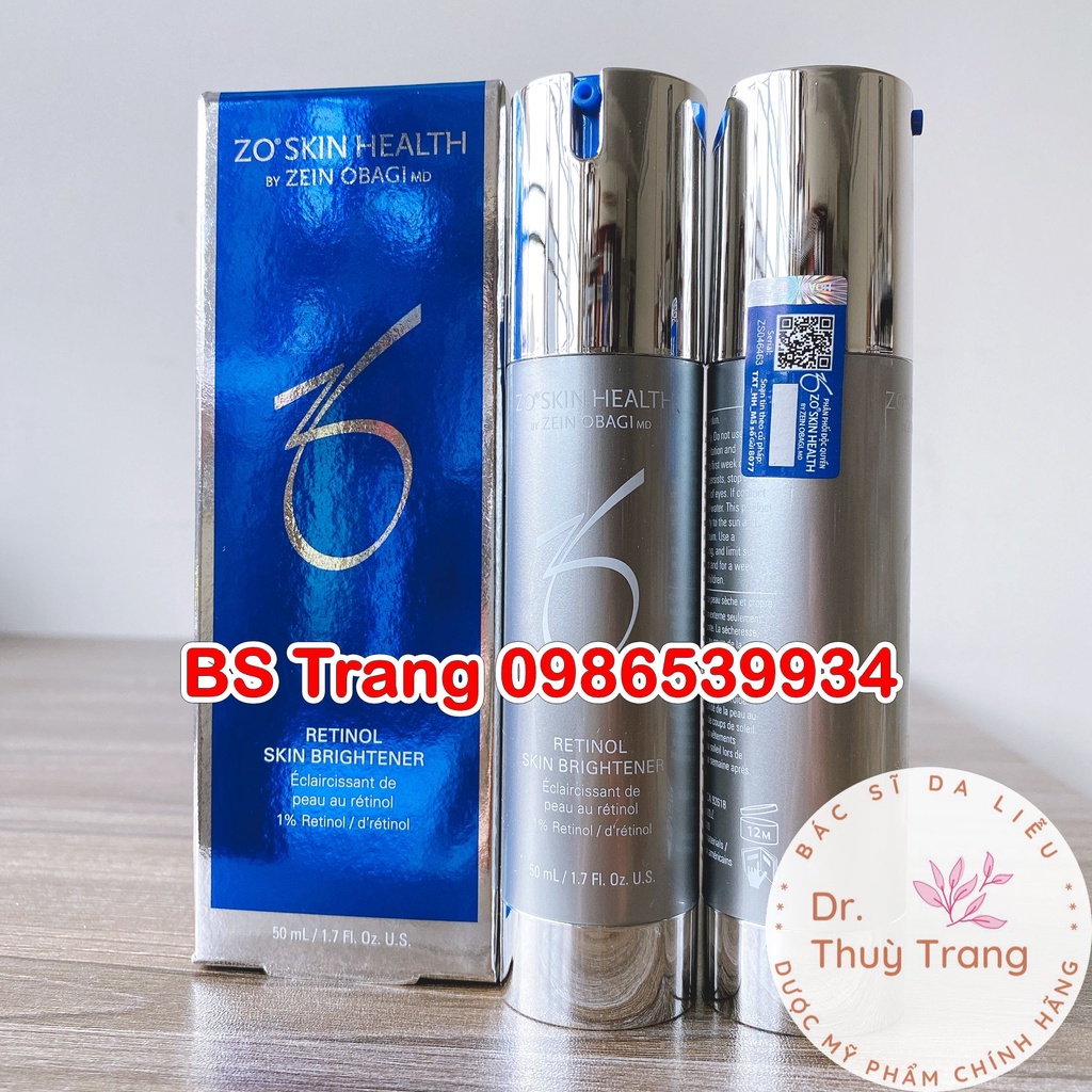 [Nhập khẩu] KEM CHỐNG LÃO HOÁ ĐỀU MÀU DA ZO 1% RETINOL SKIN BRIGHTENER