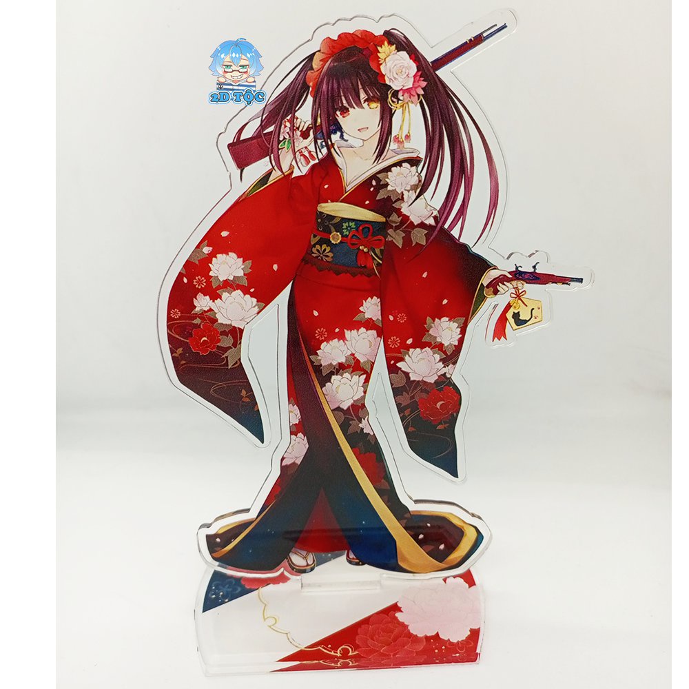 Mô hình Standee Mica Acrylic nhân vật Anime Light Novel Date A Live Tokisaki Kurumi  – Tượng Mica Anime by 2D Tộc Shop