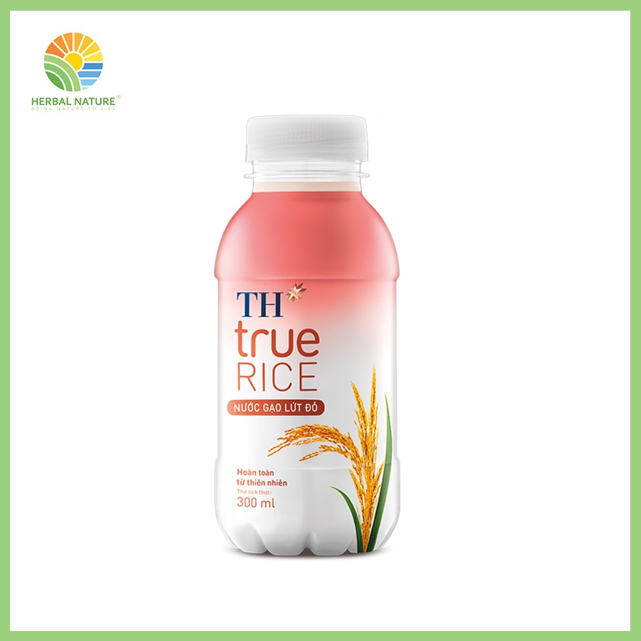 Nước Gạo Lứt Đỏ TH True Rice 300ml