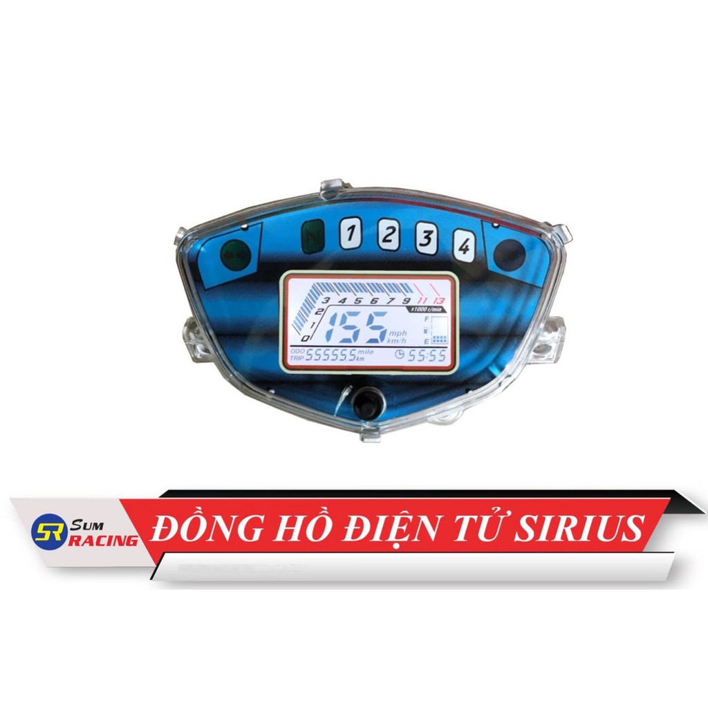Đồng Hồ Điện Tử LCD Cho Sirius mặt xanh