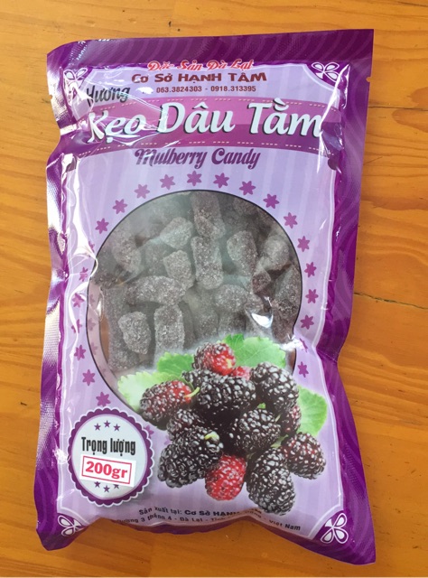 Kẹo Trái Cây Ngào Đường DLFresh Kẹo Dâu Tây | Kẹo Dâu Tằm | Kẹo Me 200gr