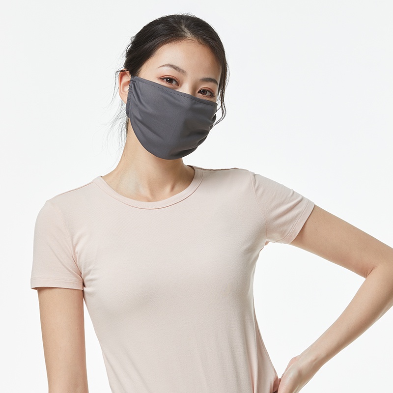 OhSunny Khẩu trang nữ  vải mỏng thoáng khí chống tia uv hiệu quả cao cấp