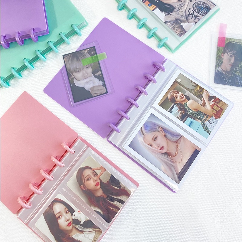 Mini Binder Ringnote kèm 20 sheet 2 ô đựng miniptc , toploader