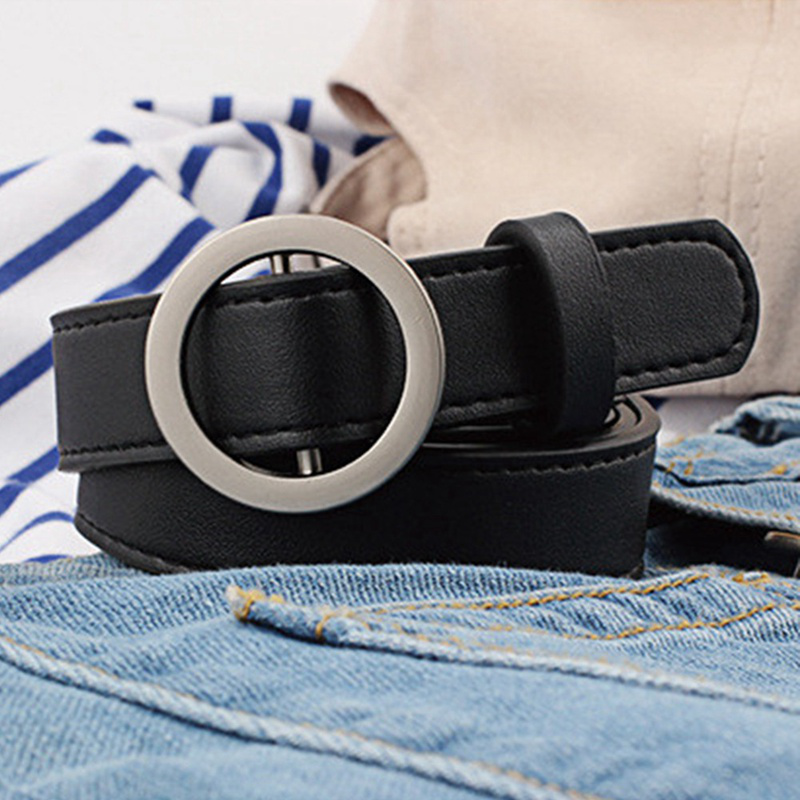 Thắt lưng khóa tròn thời trang nữ tính