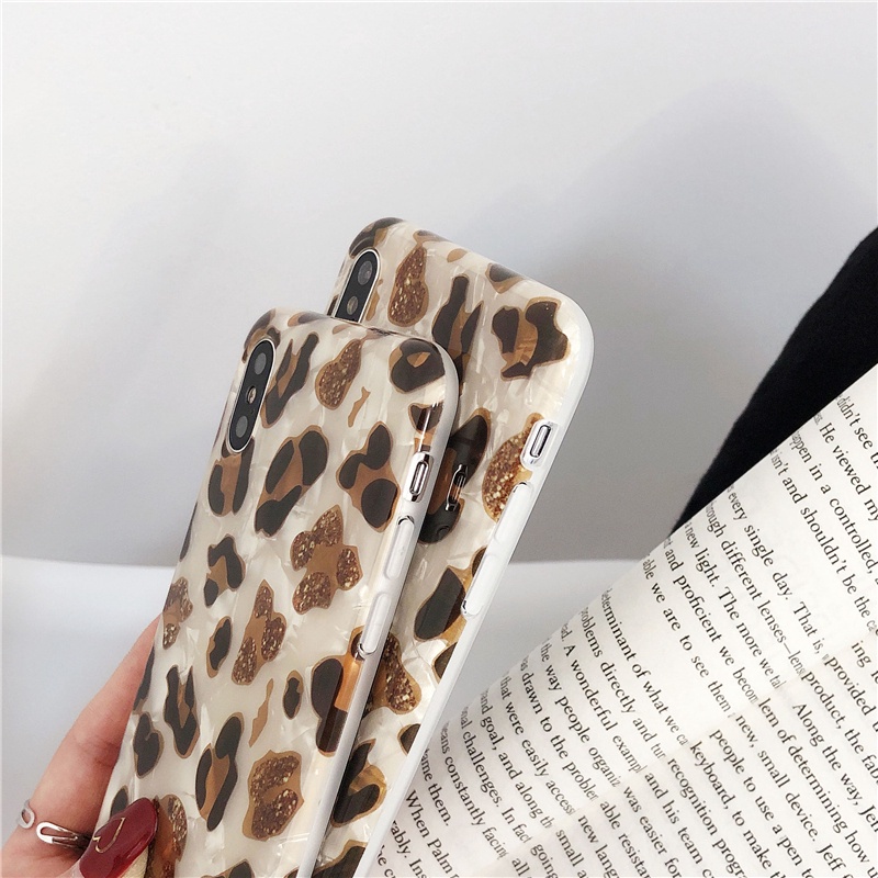 Ốp điện thoại in họa tiết da báo cho Iphone Xs Max | BigBuy360 - bigbuy360.vn