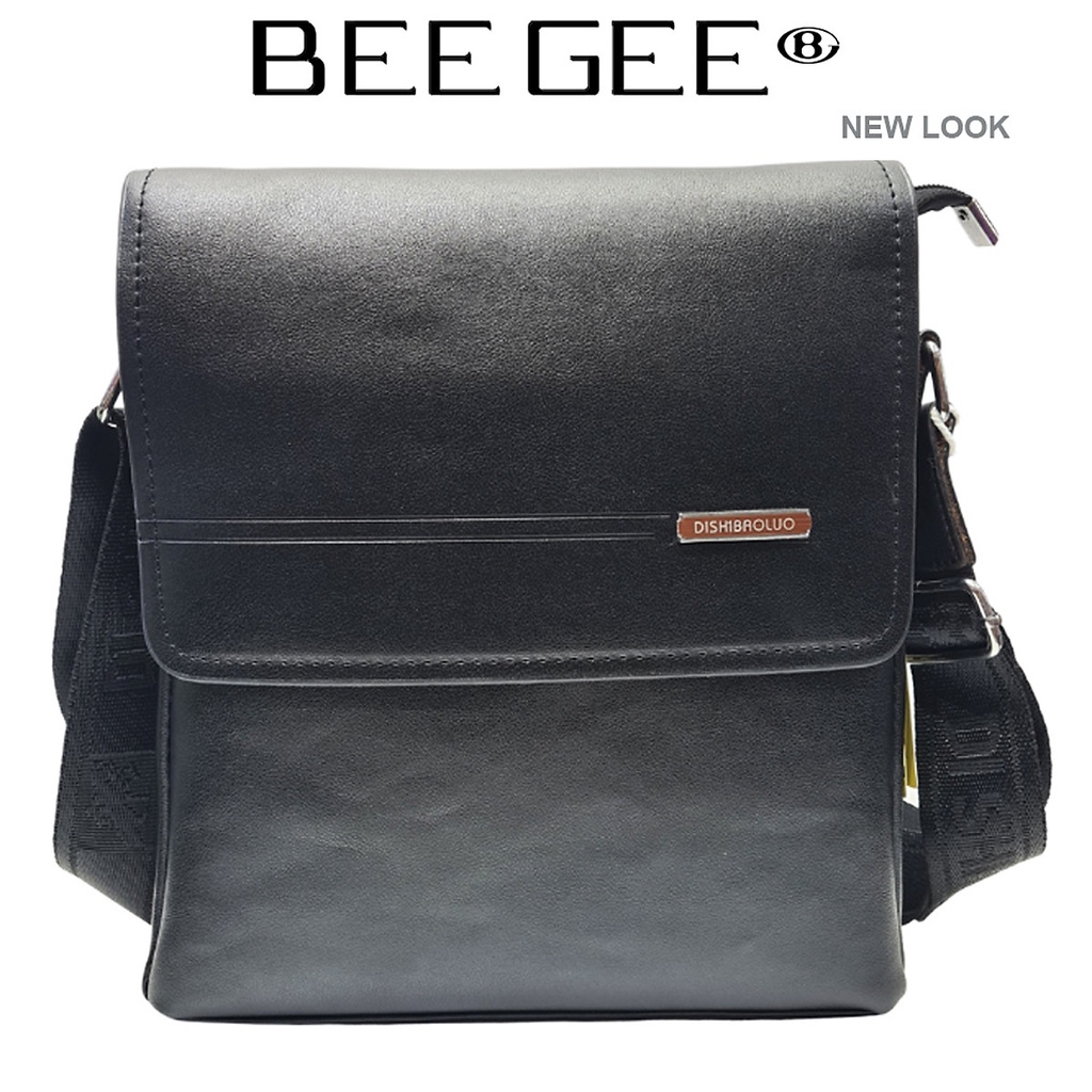 Túi đeo chéo nam da bò cao cấp BEE GEE 5109 ( ao 26cm X Rộng 23cm X Dày 7cm)