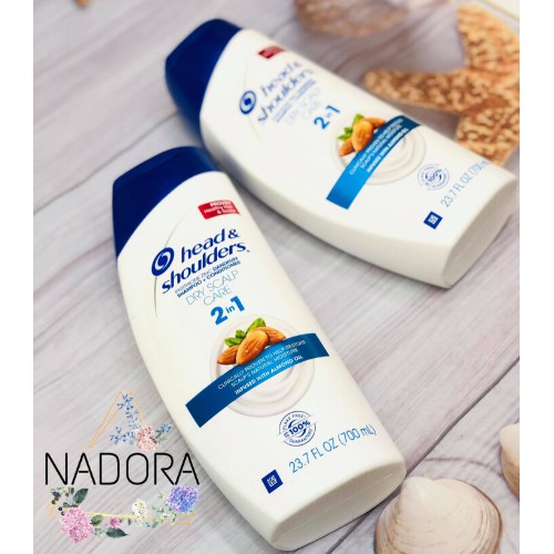 Dầu Gội Xả Head & Shoulders Dry Scalp Care with Almond Oil 2 in 1