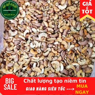 Hạt điều vỡ rang muối - hạt điều vỡ thơm ngon hàng loại 1
