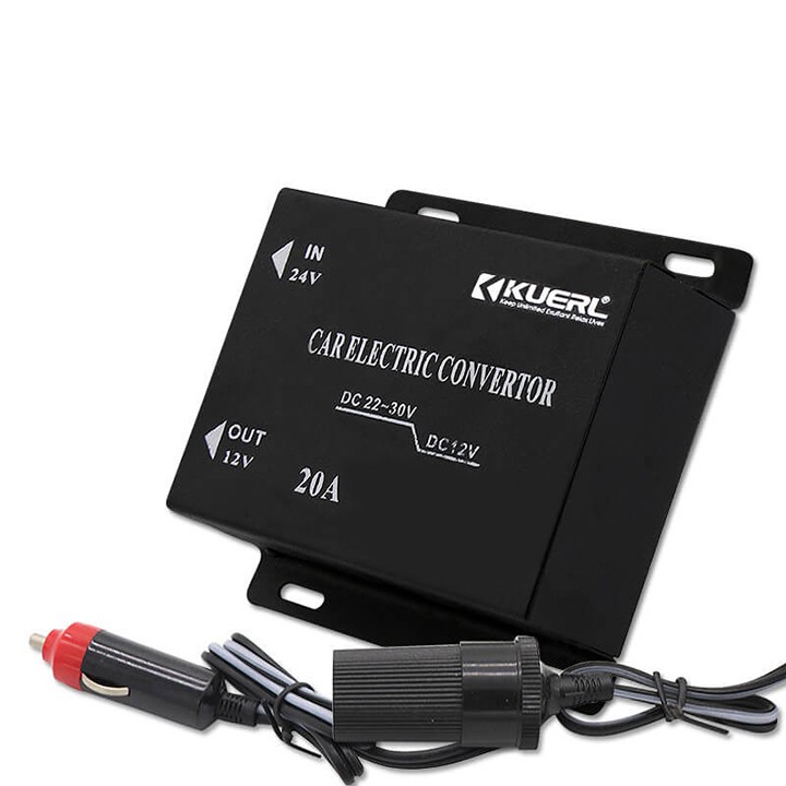 Bộ Chuyển Đổi Nguồn Điện Chân Tẩu 24V Sang 12V KINGCAR03