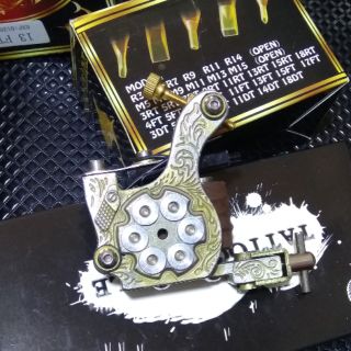 Máy xăm hình tattoo nghệ thuật gun white chuyên nét