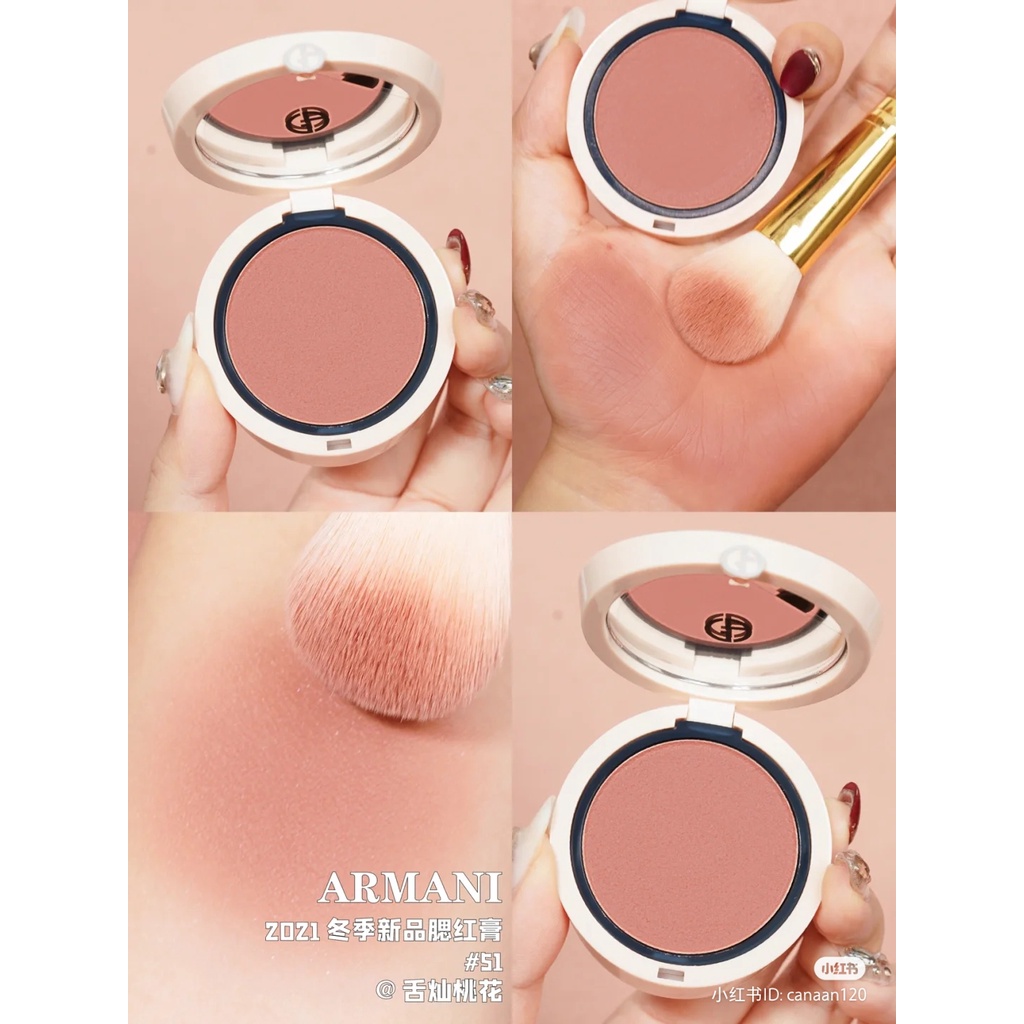 Phấn má Armani Beauty Neo Nude Color Melting Cream Blush - 51 Peach Pink