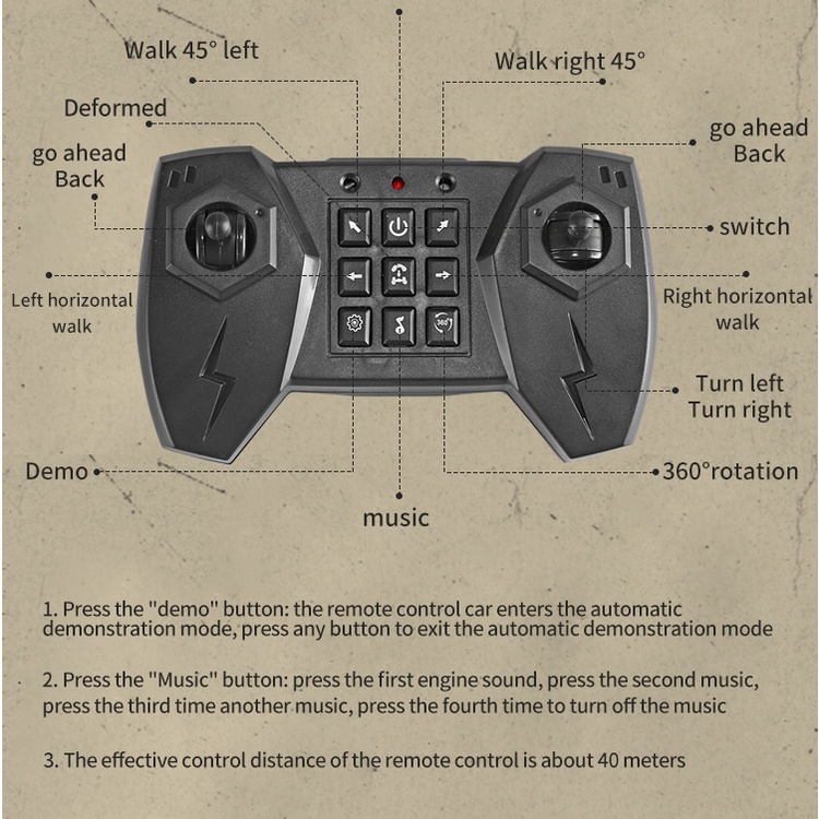 Đồ Chơi Xe Hơi Biến Hình Điều Khiển Từ Xa Độc Đáo