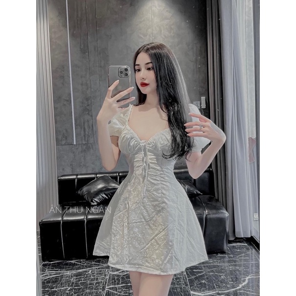 Bigsize Đầm ren hoa 55-95kg