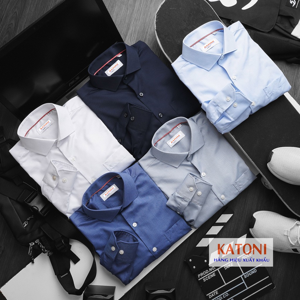 🌹Áo sơ mi nam trơn vải cotton lụa VNXK🌹