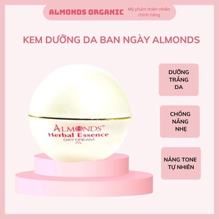  Kem Dưỡng Trắng Da Mặt ALMONDS Kem Ngày Make Up Nâng Tone Dưỡng Trắng Dưỡng Ẩm 20gr 