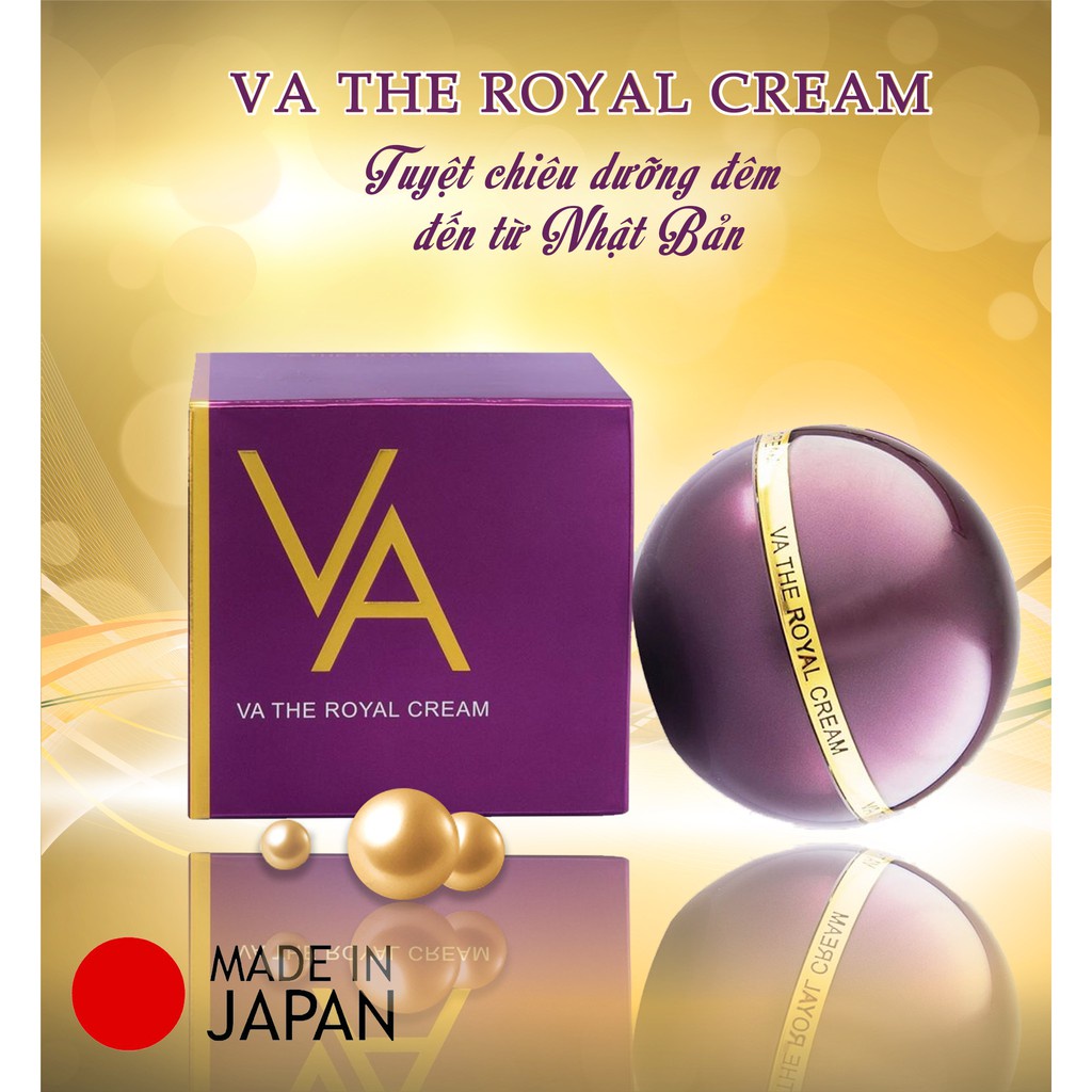 [CHÍNH HÃNG] Kem dưỡng trắng da VA The Royal Cream, kem dưỡng trắng da ban đêm - CN21