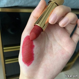 Son Gucci Màu 504 Myra Crimson Matte Đỏ Đậm