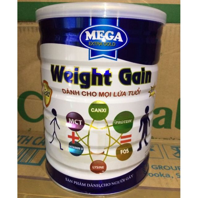 Sữa tăng cân MEGA Weight Gain 900gr (Date 2022)