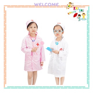 Bô Áo và Mũ Bác Sĩ Chất Siêu Mềm - Cho Bé Yêu Tập Làm Bác Sĩ