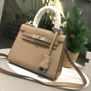 TÚI HM KELLY SIZE 20 DÁNG CAO TAG BẠC (túi không kèm hộp,ảnh shop tự chụp)