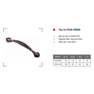 Tay nắm tủ IVAN 10703.096